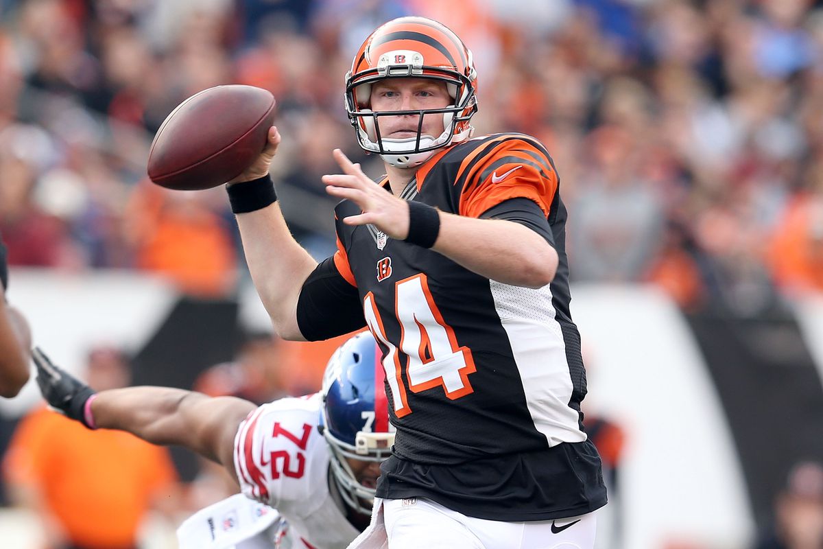 Andy Dalton was named AFC Offense Player of the week after the Bengals beat the Giants Sunday.