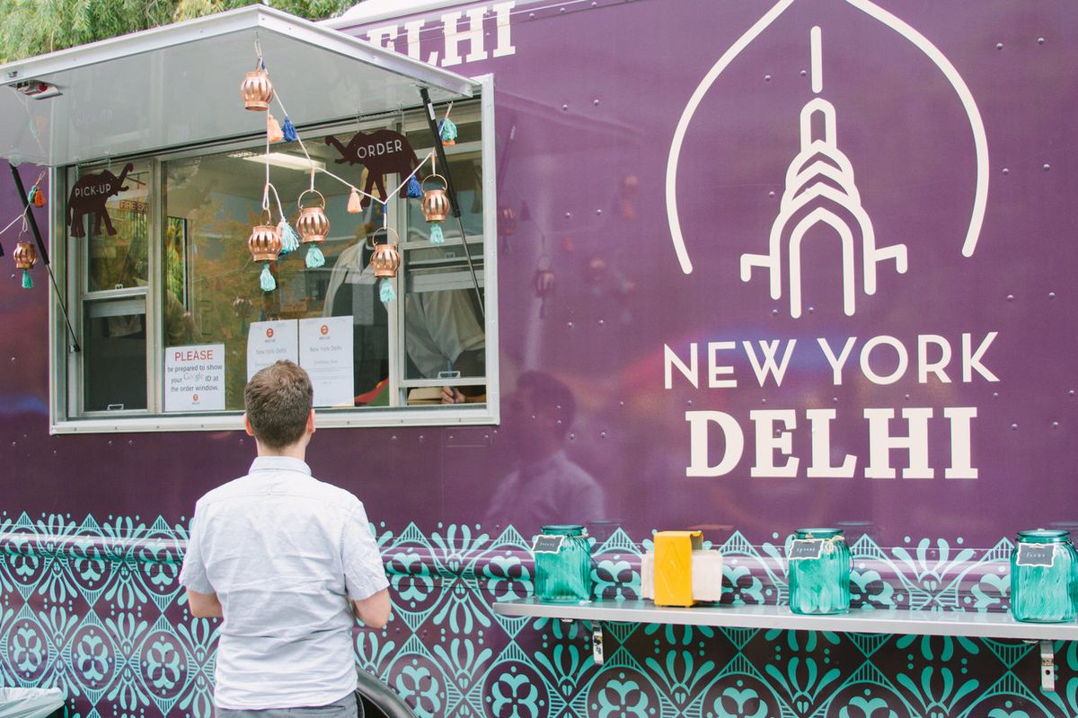 Just one of 20 food trucks Google employees will be able to dine at.