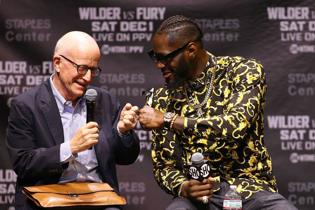 Deontay Wilder wants back in the ring and his team is expressing interest in Oleksandr Usyk.