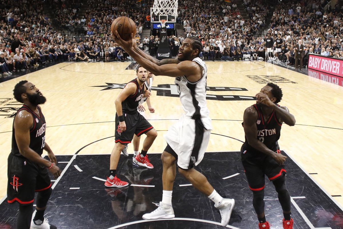NBA: Playoffs-Houston Rockets at San Antonio Spurs