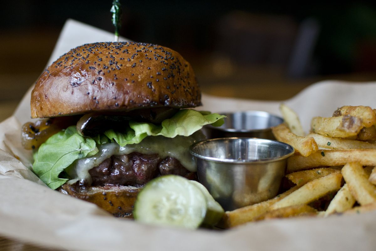 The Kirkland Tap & Trotter burger and fries
