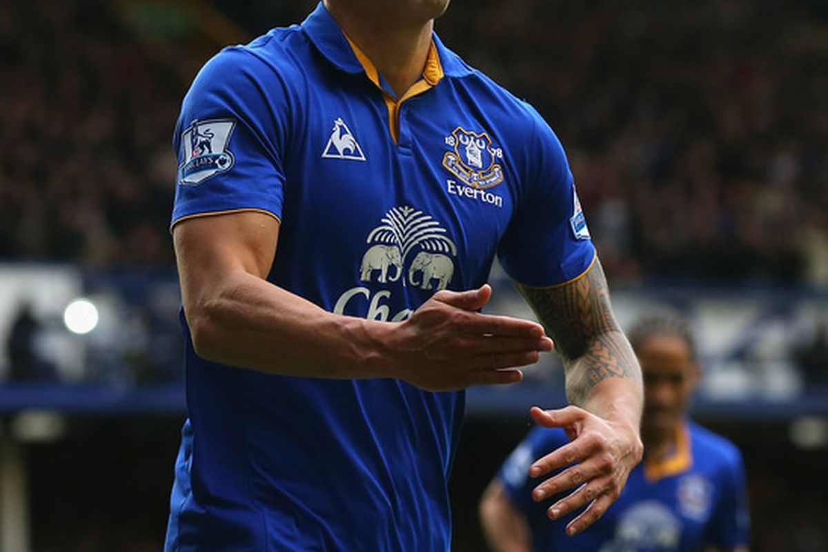 Tim Cahill departed Goodison Park this summer for the MLS (Photo by Alex Livesey/Getty Images)