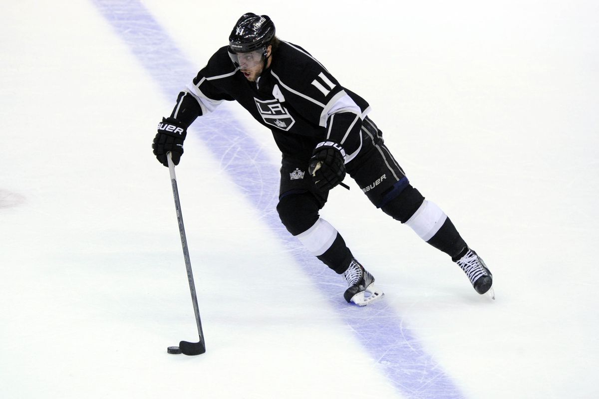 Notice how Kopitar has the puck in that picture? Yeah, they do that a lot.