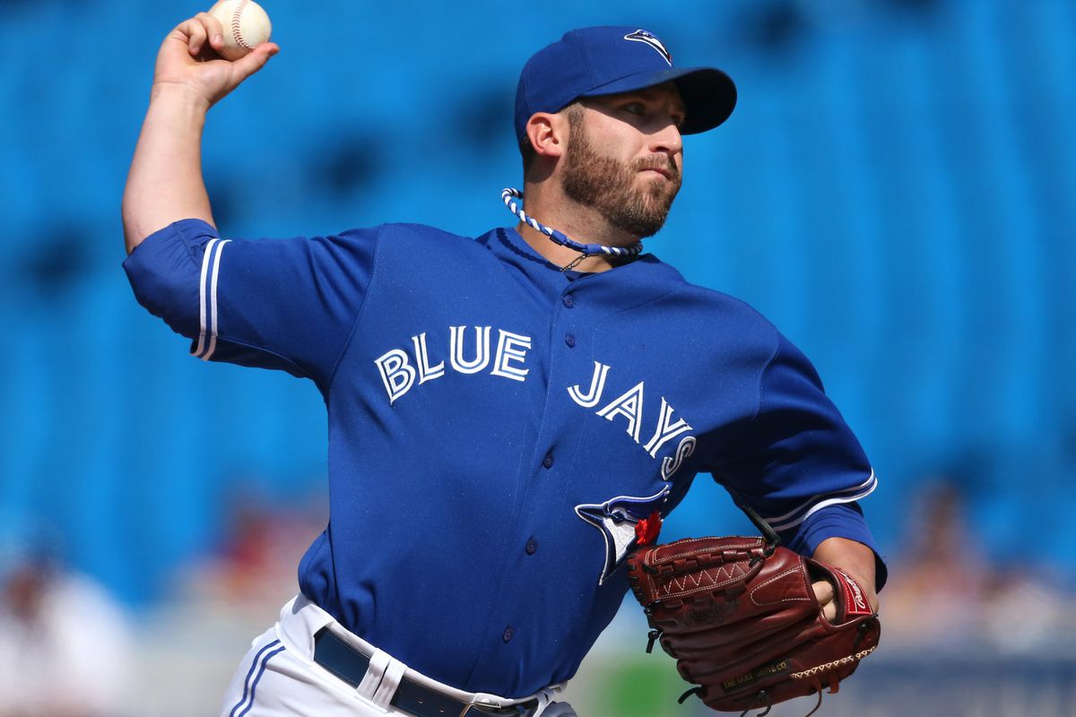 TORONTO, CANADA - SEPTEMBER 3: Brad Lincoln #49 of the Toronto Blue Jays delivers a pitch during MLB game action against the Baltimore Orioles on September 3, 2012 at Rogers Centre in Toronto, Ontario, Canada. (Photo by Tom Szczerbowski/Getty Images)