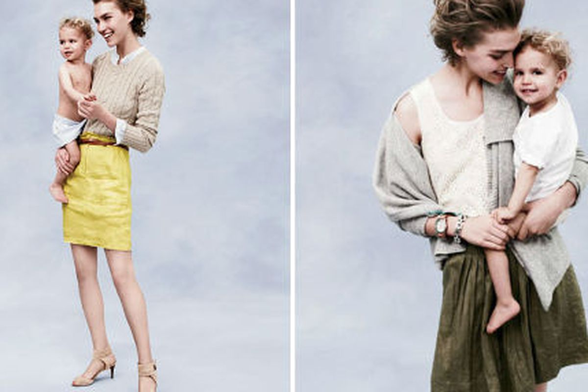 Remember this shoot Arizona Muse did with her son Nikko for the J.Crew catalog last spring? Aw...