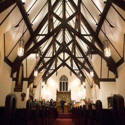 The sanctuary at St. Paul's Episcopal Church in Salt Lake City has been part of Interfaith Month.
