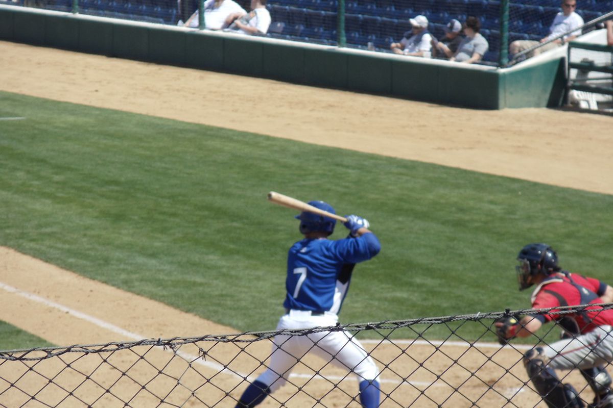 Tony Delmonico hit a game winning homer for the Quakes on Saturday.