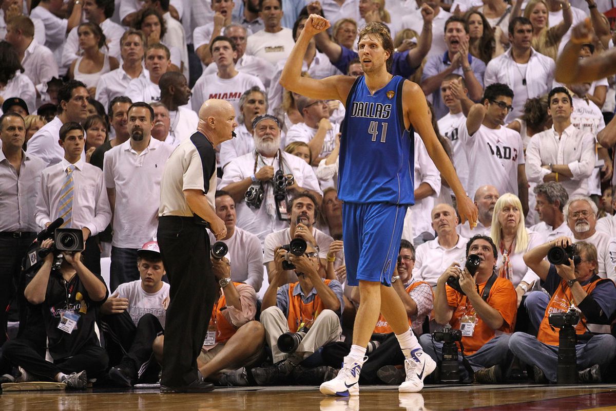 Dirk came alive when it counted while the Heat fell apart.
