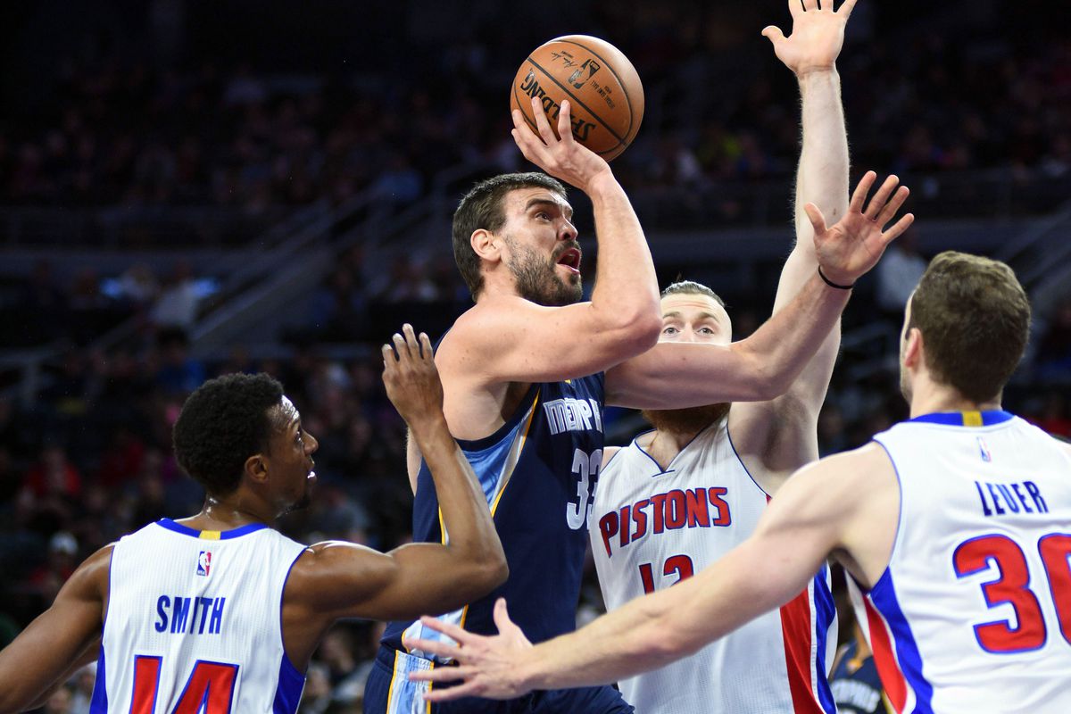 NBA: Memphis Grizzlies at Detroit Pistons