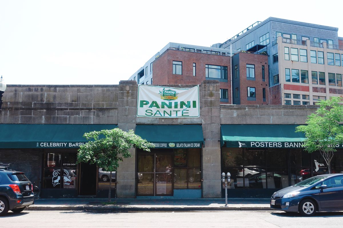 The exterior of Panini Sante on Washington Street in Boston’s South End