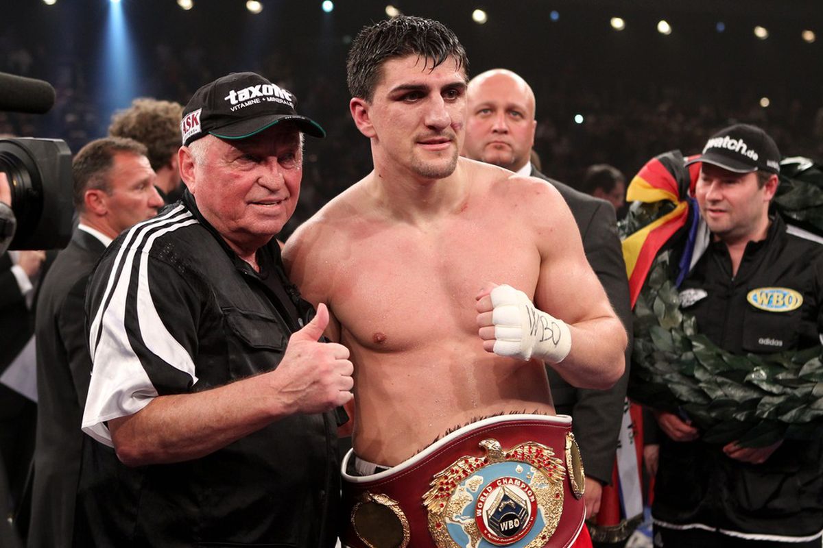 Marco Huck will look to close a memorable 2012 campaign with a win over Firat Arslan on November 3. (Photo by Karina Hessland/Bongarts/Getty Images)