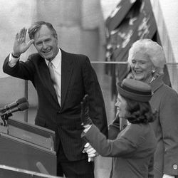 The 1989 presidential inauguration of George H. W. Bush.