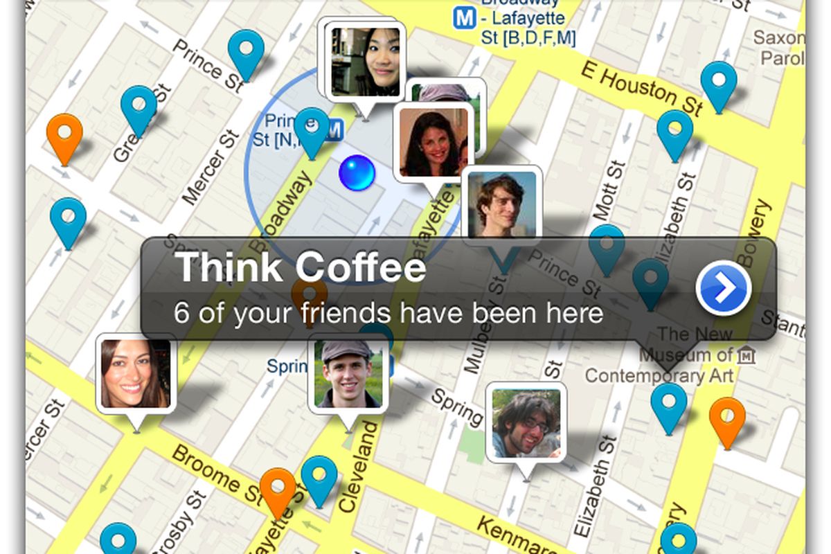 foursquare redesign screenshot