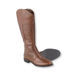 <b>L.L. Bean</b> Equestrian Tall Deerfield Boot in warm sienna, <a href="http://www.llbean.com/llb/shop/75775?feat=506708-GN2&page=women-s-deerfield-boots-equestrian-tall-side-zip#">$169</a>
