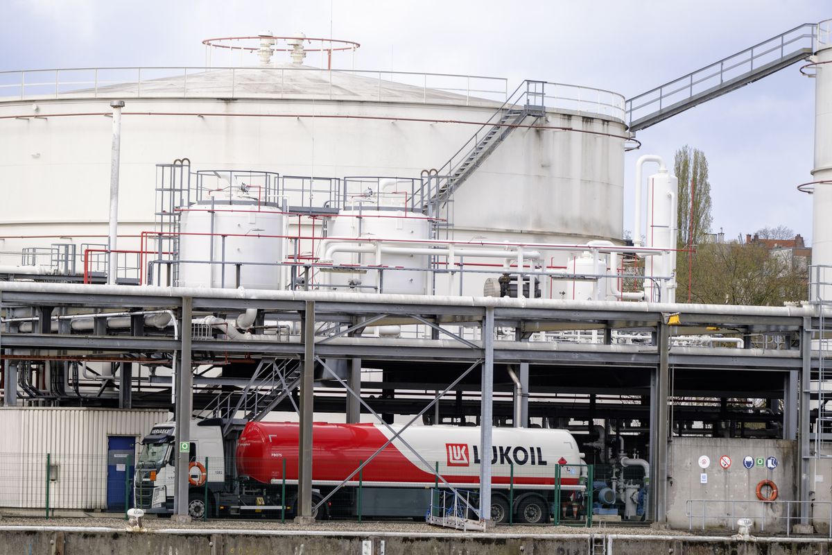 Lukoil Fuel Storage Tanks In Brussels