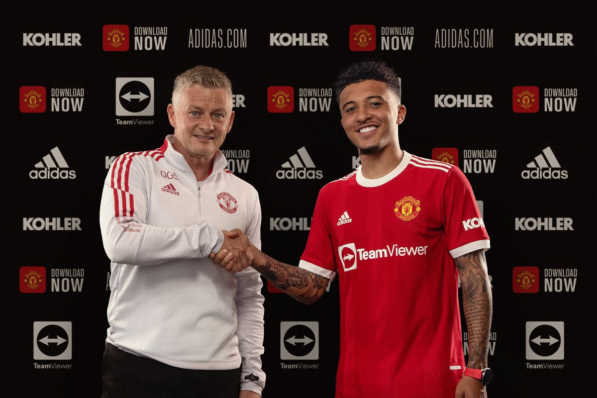 Manchester United Unveil New Signing Jadon Sancho