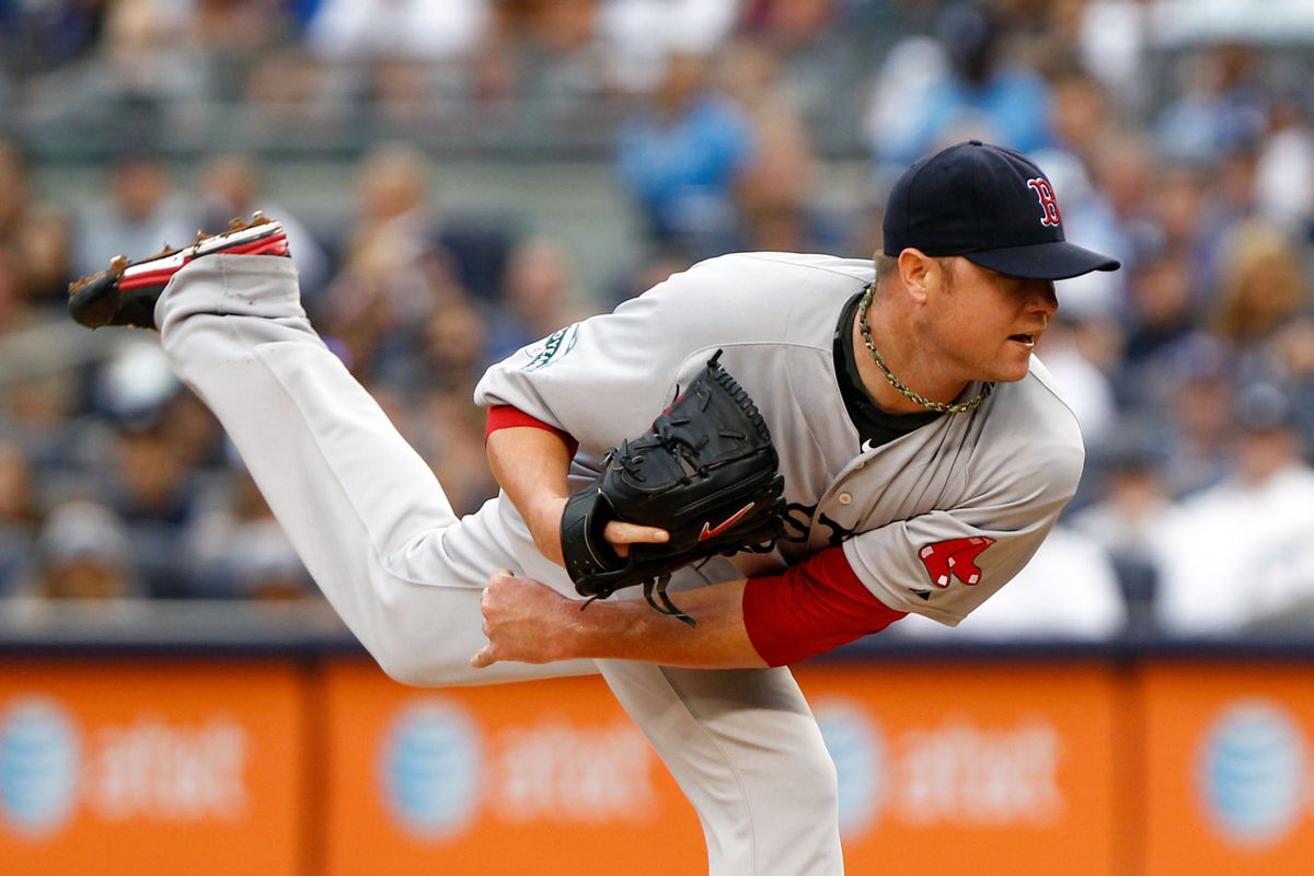 Bronx, NY, USA; Boston Red Sox starting pitcher Jon Lester (31) pitches against the New York Yankees during the first inning at Yankee Stadium. Mandatory Credit: Debby Wong-US PRESSWIRE