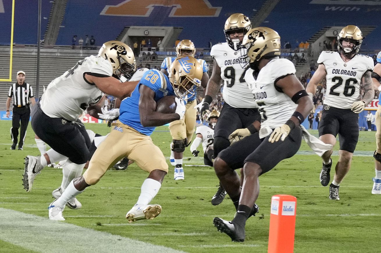 UCLA Bruins defeated the Colorado Buffaloes 44-20 during a NCAA Football game at the Rose Bowl.