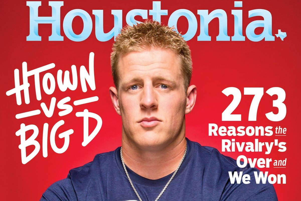 J.J. Watt resoundingly answers the question of whether Houston or Dallas is superior.