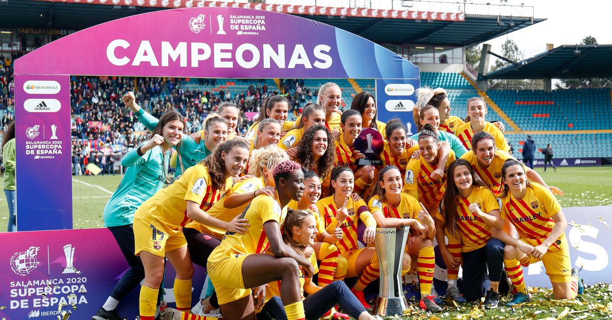 Barcelona Femeni beat Real Sociedad 10-1 to win Spanish Super Cup