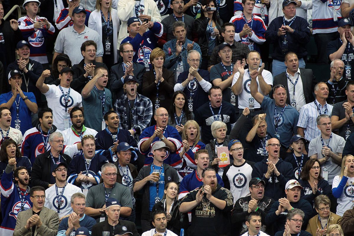 No, you won't be watching a game from the MTS Centre for quite some time, but give the Winnipeg Jets your money anyway!