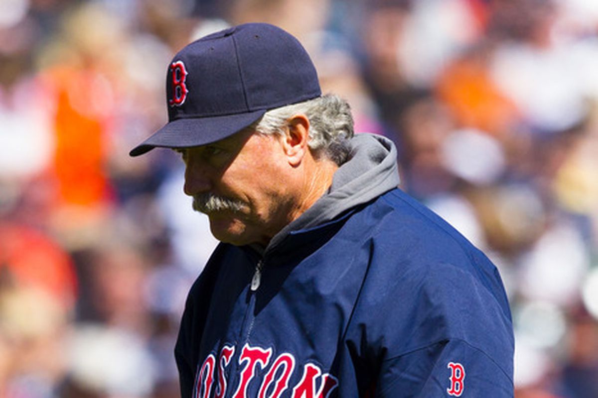 McClure as pitching coach of the Red Sox in 2012.