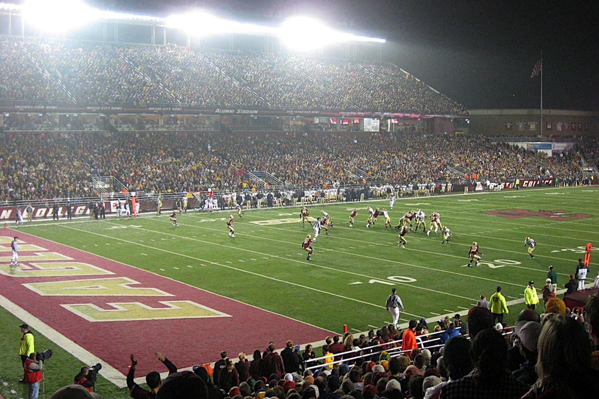 BC played their last Thursday night ESPN game in 2007, and haven't played under the Thursday night lights at Alumni Stadium since October 2006. (BCI)