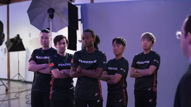 Fugitive Gaming poses for a team photo in Players.