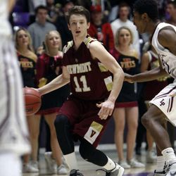 Lone Peak plays Viewmont in the 5A boys basketball quarterfinals at the Dee Events Center in Ogden Wednesday, Feb. 25, 2015.