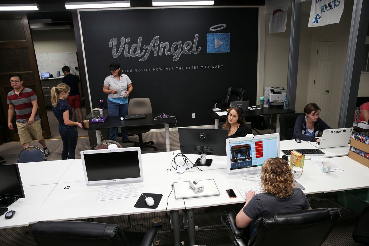 FILE - Employees work at VidAngel's office in Provo on Wednesday, July 20, 2016.