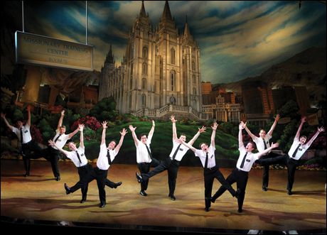 Missionaries dance up a storm in "The Book of Mormon," the Tony-winning Broadway musical that has stopped in Salt Lake City twice. "The Book of Mormon" is scheduled to come to the Eccles Theater for the 2018-19 season.