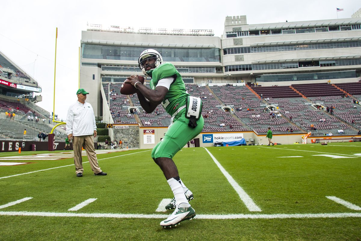 Behind quarterback Rakeem Cato, the Marshall Thundering Herd will meet the Terrapins in Friday's Military Bowl.