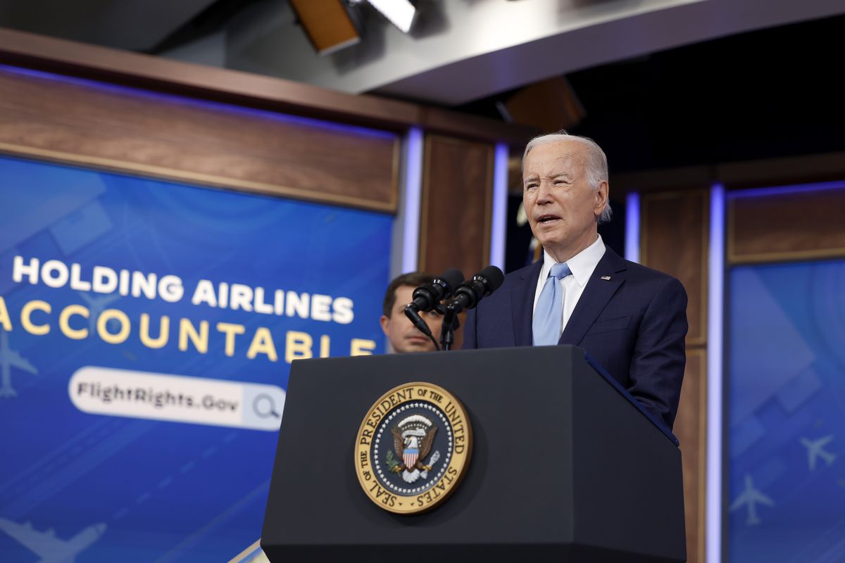 President Biden Delivers Remarks On Airline Passenger Protections