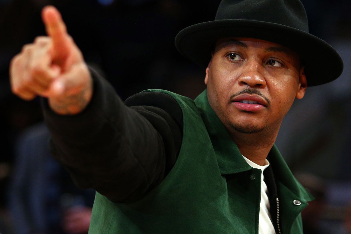 Get used to seeing Carmelo Anthony in his pimp hat. Cuz he won't be playing...