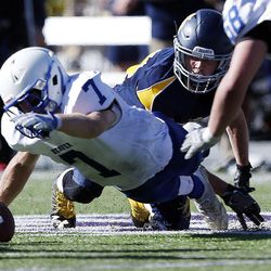 Summit Academy faces Beaver in the semifinals of the 2A high school state football playoffs in Ogden on Thursday, Nov. 3, 2016.