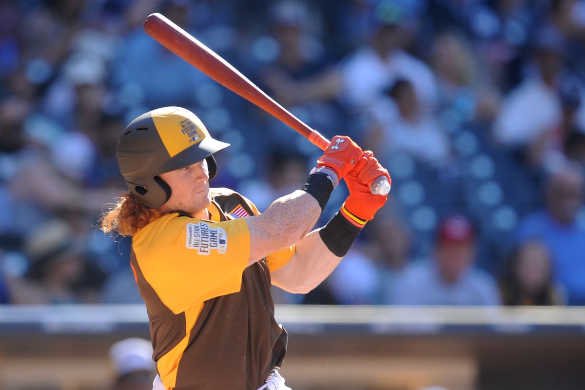 Cleveland Indians prospect Clint Frazier at the Futures Game