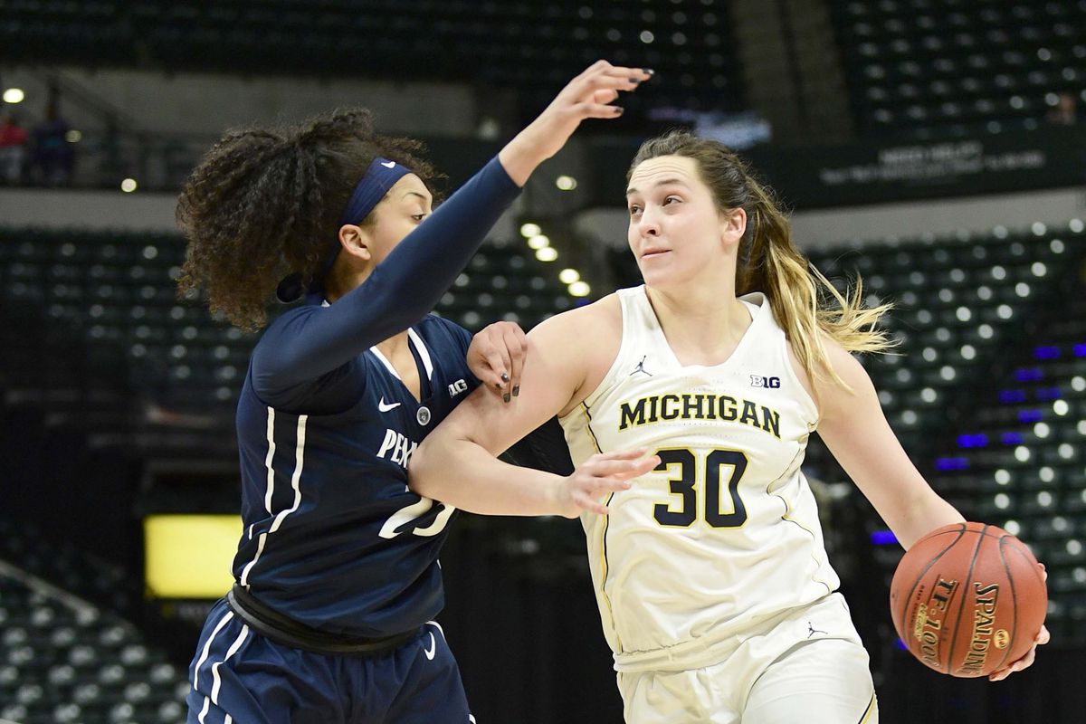 NCAA Womens Basketball: Big Ten Conference Tournament Michigan vs Penn State