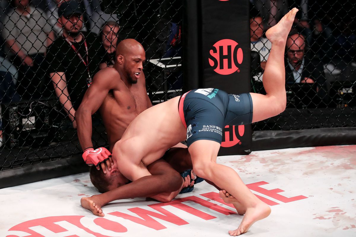 Logan Storley defeated Michael Page at Bellator 281.