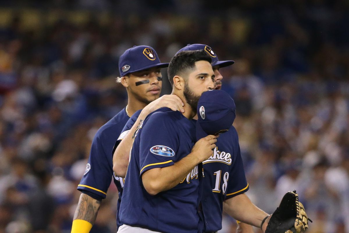 League Championship Series - Milwaukee Brewers v Los Angeles Dodgers - Game Four