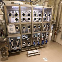 The aerosol generation module of the Whole System Live Agent Test at Dugway Proving Ground on Thursday, Feb. 19, 2015. The Centers for Disease Control and Prevention said Wednesday, May 27, 2015, it is investigating what the Pentagon called an inadvertent shipment of live anthrax spores from Dugway Proving Ground to at least one — and perhaps as many as nine — laboratories that expected to receive dead spores.