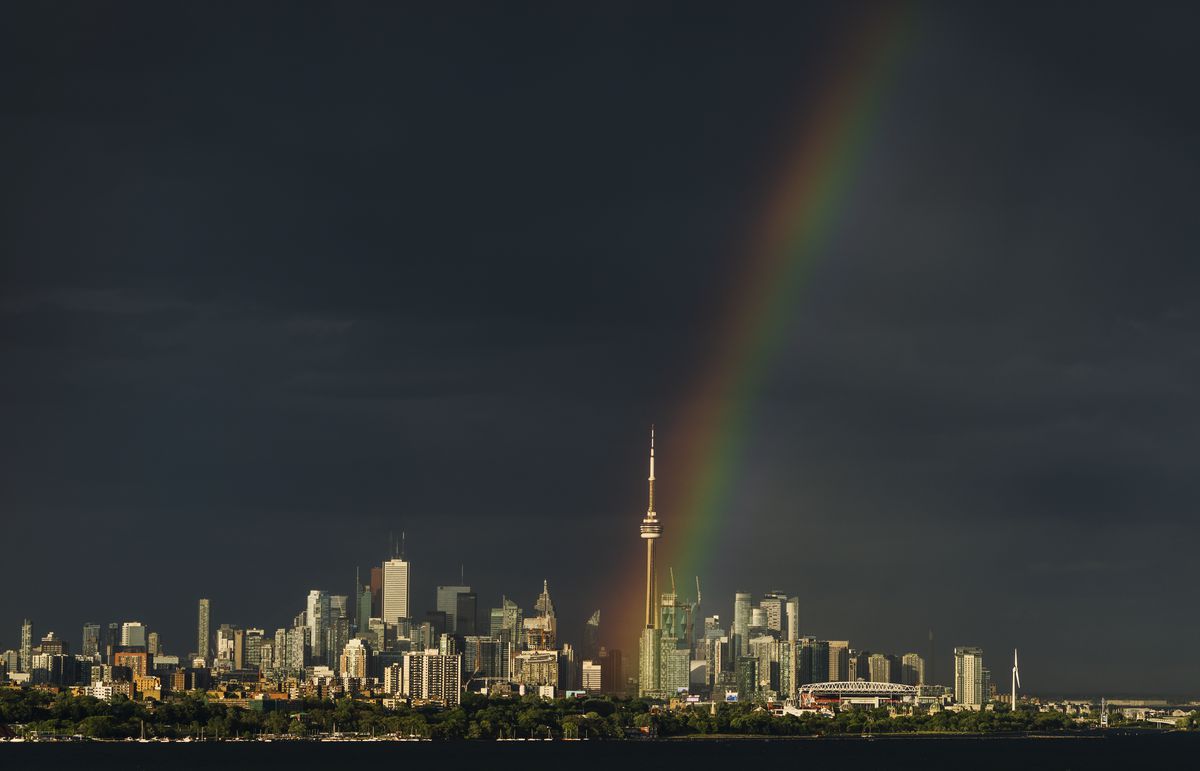 Rainbow in Toronto