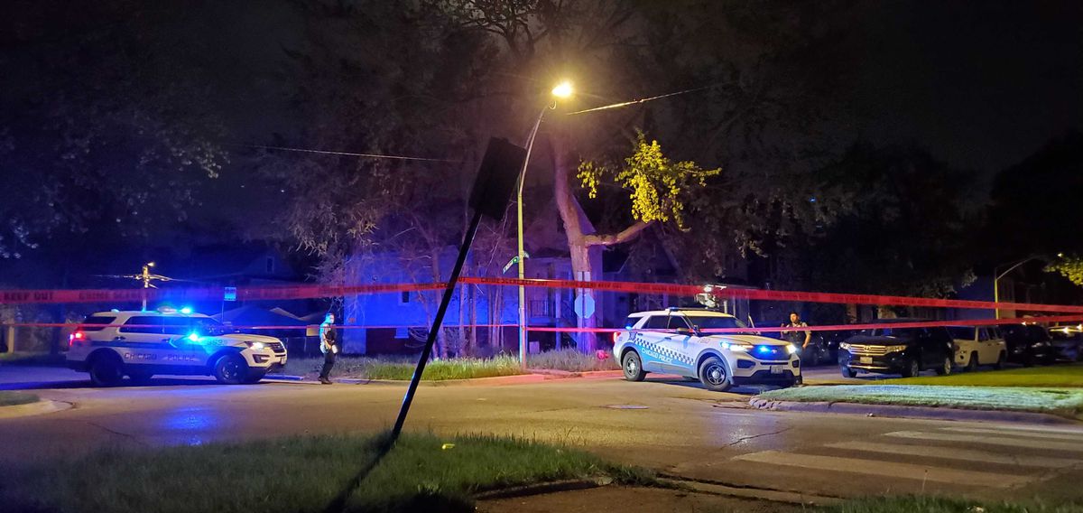 Two teens were shot Monday, April 26, 2021, in South Chicago.
