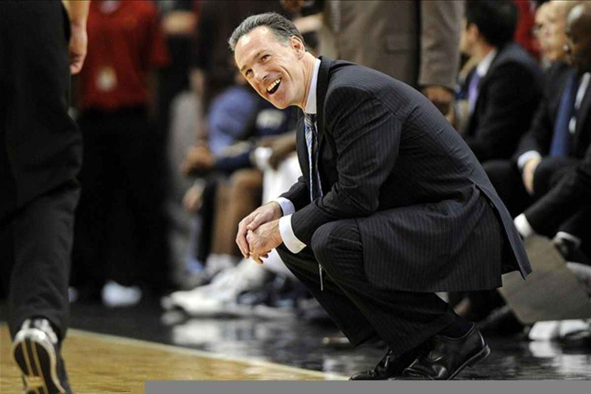Jamie Dixon is going to be smiling over having Steven Adams this fall (Jamie Rhodes-US PRESSWIRE