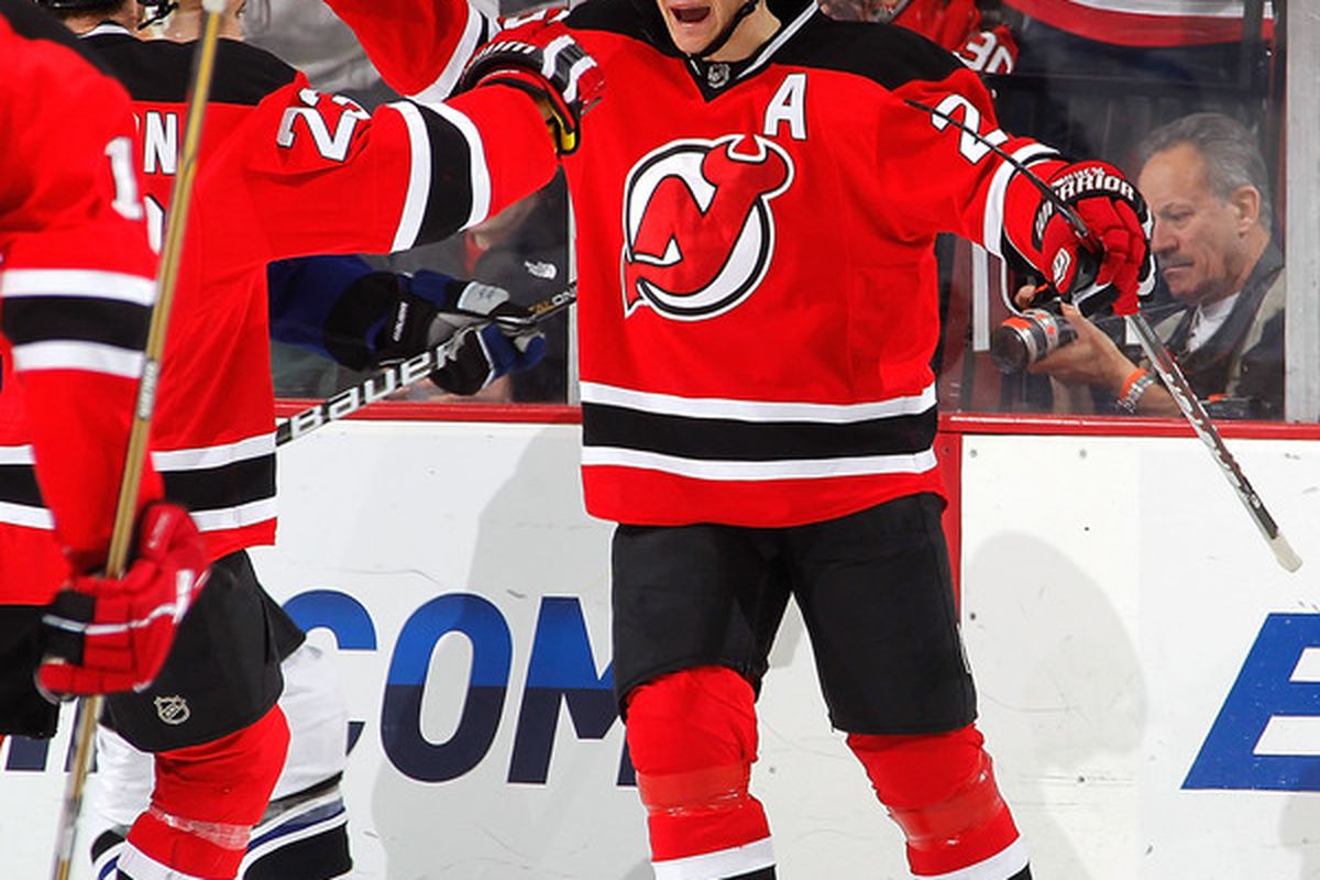Patrik Elias - the best shooter on the New Jersey Devils. For now at least.  (Photo by Paul Bereswill/Getty Images)
