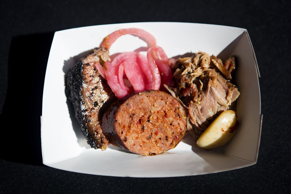 Barbecue offerings at the Texas Monthly BBQ Fest