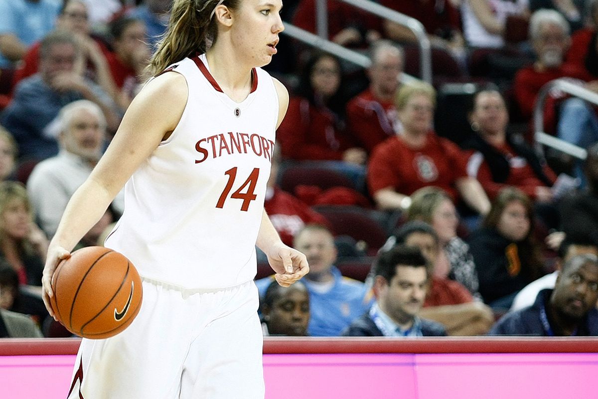 Having a healthy Kayla Pedersen should help the Stanford Cardinal with UConn and Xavier coming to town. <em>Photo by <a href="http://www.photoshelter.com/c/112575" target="new">Craig Bennett/112575 Media</a>.</em>