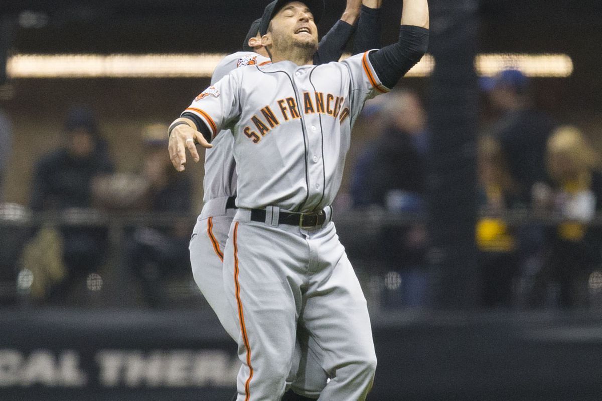 Marco Scutaro experiences what Pence's people call "The Merging". 