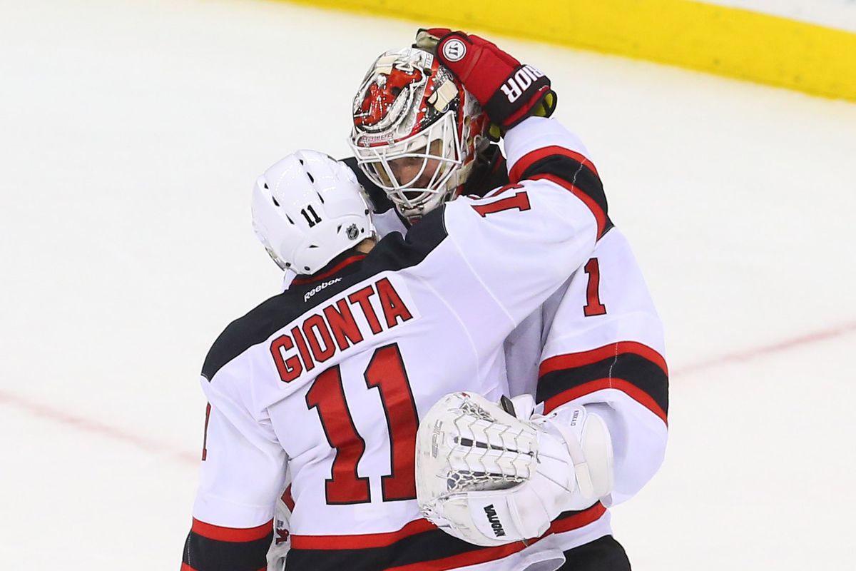 Keith Kinkaid earned more than a hug from Stephen Gionta today.  He got a contract extension today.