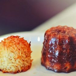 Canele and Coconut Macaron at Proof Bakery, Los Angeles. By R. E. ~