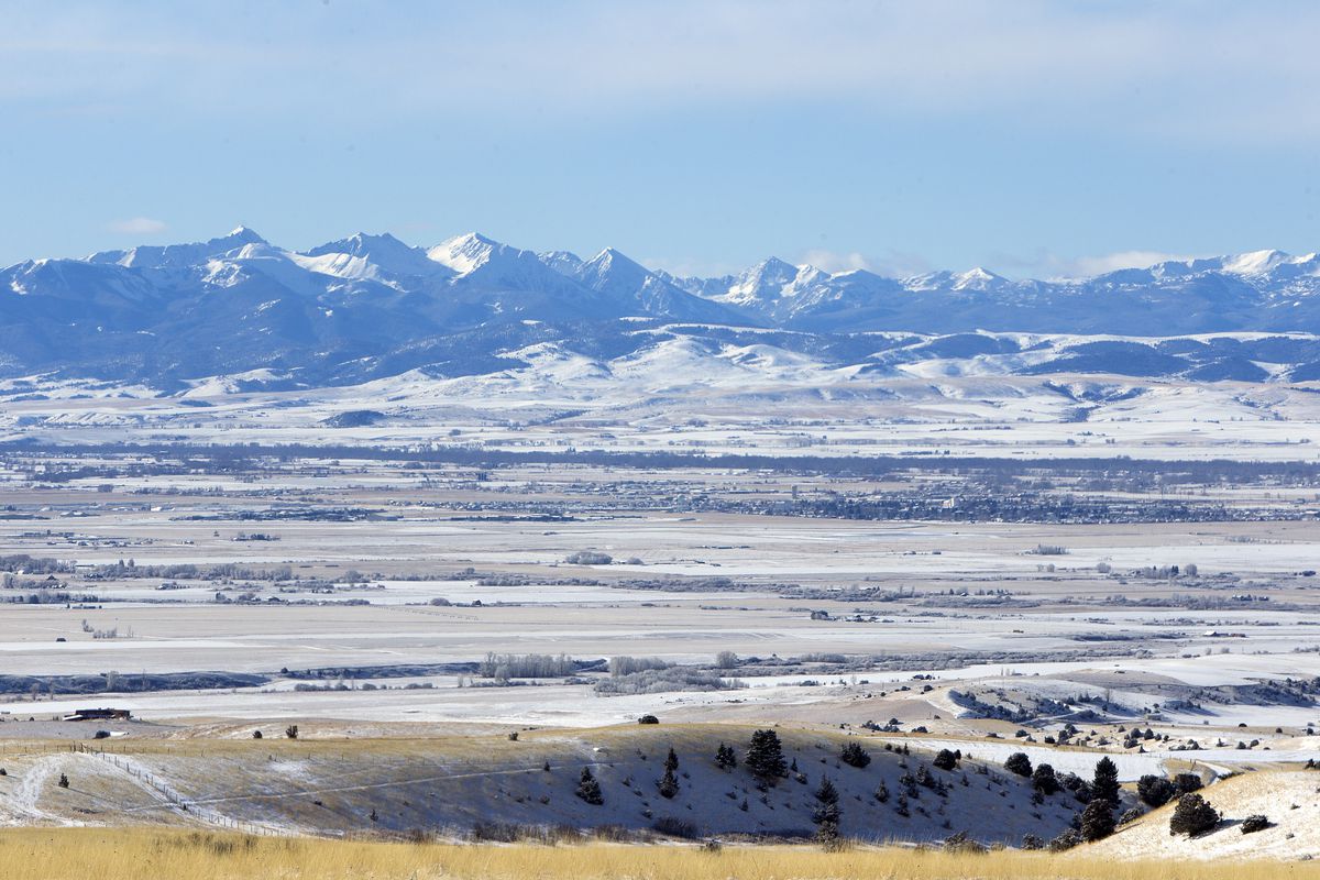 Montagnes, Chaine des Gallatins, Bozeman, Montana, USA